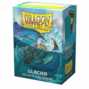 DUAL SLEEVES - MATTE Glacier (BOX OF 100) - Dragon Shield DUAL SLEEVES - MATTE Glacier (BOX OF 100) - Dragon Shield