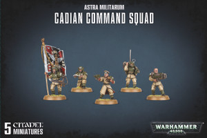 WARHAMMER - ASTRA MILITARUM - CADIAN COMMAND SQUAD - GAMES WORKSHOP