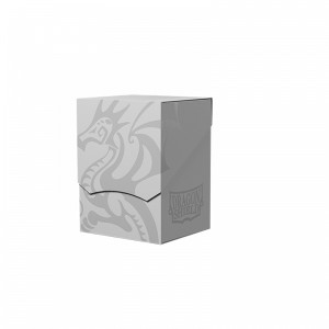 Deck Shell Deck Box - Ashen White & Black - Dragon Shield