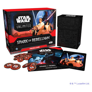 STAR WARS - UNLIMITED - SPARK OF REBELLION - PRERELEASE BOX STAR WARS - UNLIMITED - SPARK OF REBELLION - PRERELEASE BOX