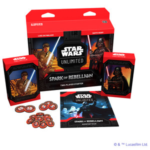 STAR WARS - UNLIMITED - SPARK OF REBELLION - TWO-PLAYER STARTER STAR WARS - UNLIMITED - SPARK OF REBELLION - TWO-PLAYER STARTER