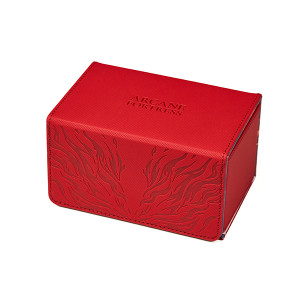 Radiant 100+ Deluxe Deck Box - Volcanic Rebirth - Arcane Fortress