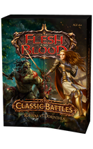 New Rhinar VS Dorinthea Cassic Battle Decks are now available by Flesh and Blood New Rhinar VS Dorinthea Cassic Battle Decks are now available by Flesh and Blood