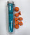 7 Dice Set - Heavy Orange & Turquoise - Chessex Lab Dice