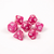 7pc RPG Set - Elessia Essentials - Pink with White - Die Hard Dice