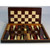 BACKGAMMON - WOODGRAIN DECOUPAGE 15-INCH BOARD - BOARD GAME