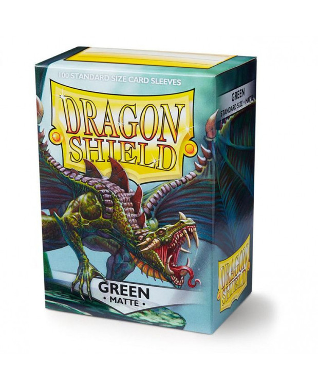 Green - Matte - Dragon Shield Sleeves (100ct)