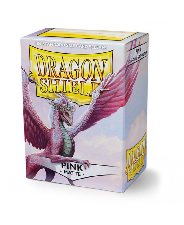 Pink - Matte - Dragon Shield Sleeves (100ct)