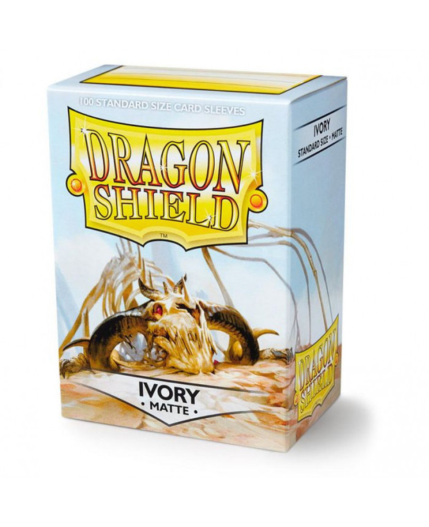 Ivory - Matte - Dragon Shield Sleeves (100ct)