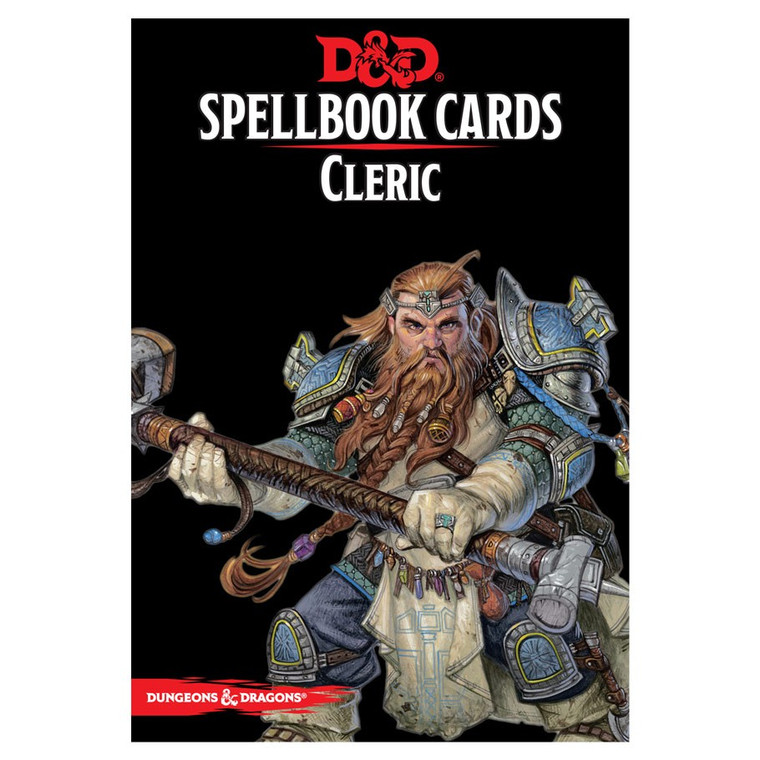 D&D Spellbook Cards Cleric Deck 5e