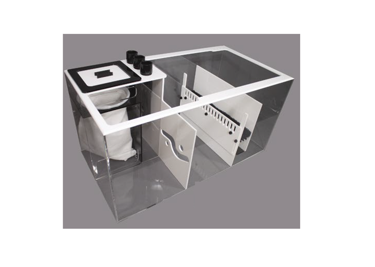 TideLine 30 Sump by Trigger Systems aquarium filtration side