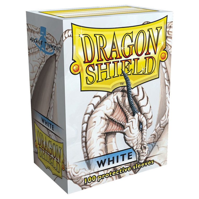 White - Classic - Dragon Shield Sleeves (100ct)