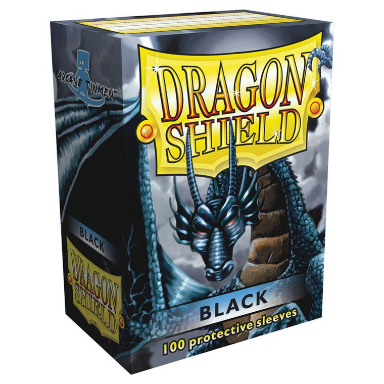 Black - Classic - Dragon Shield Sleeves (100ct)