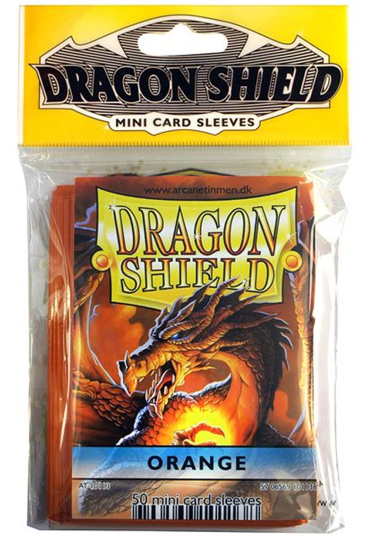 Orange - Classic Mini - Dragon Shield Sleeves (50ct)