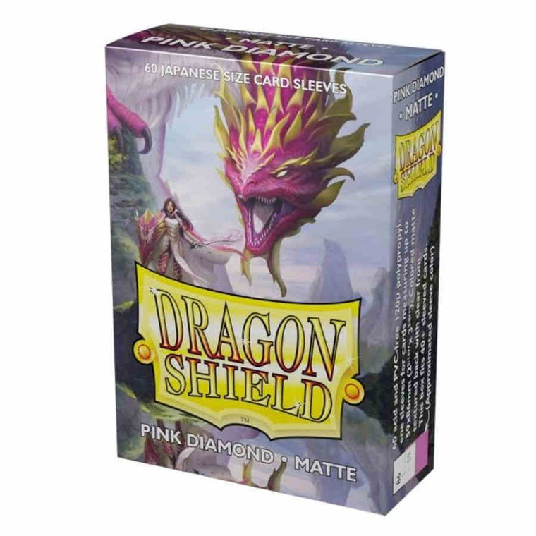 Pink Diamond - Matte Mini - Dragon Shield Sleeves (60ct)