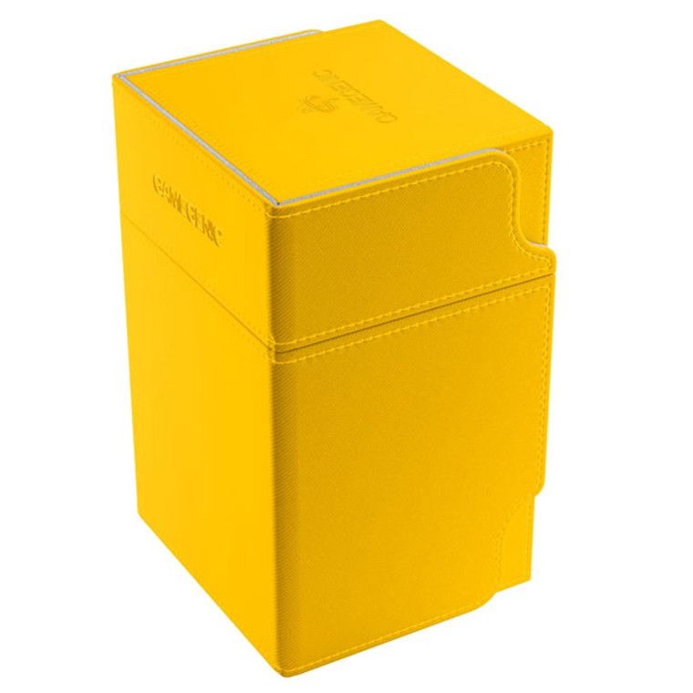 Yellow WatchTower 100+ Convertible Deck Box - GameGenic