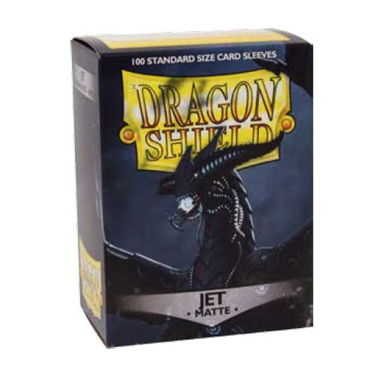 Jet - Matte - Dragon Shield Sleeves (100ct)