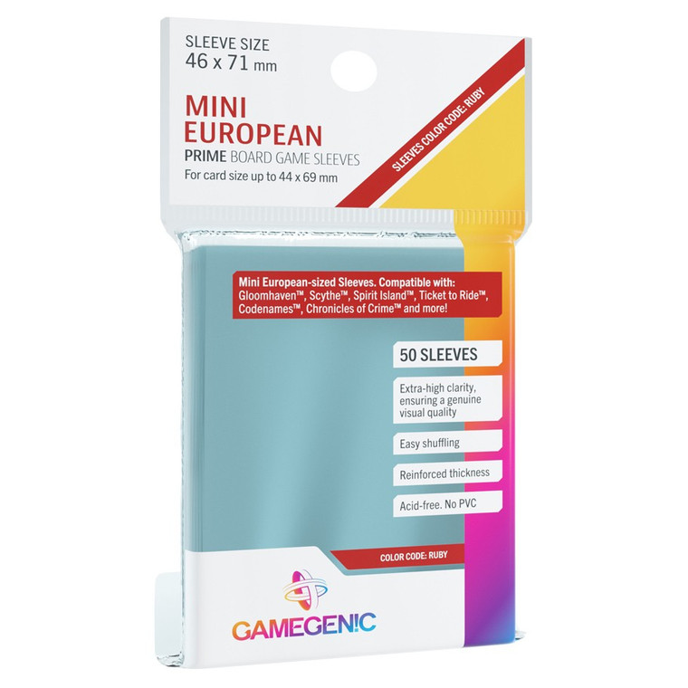 Mini European Sleeves (50pk) - GameGenic