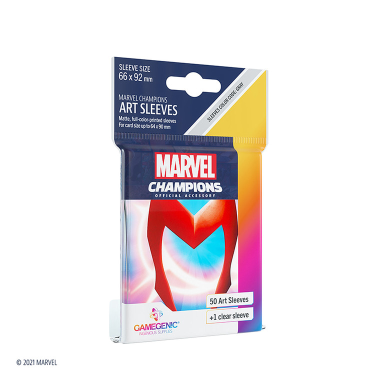 MARVEL CHAMPIONS SLEEVES: SCARLET WITCH - GameGenic