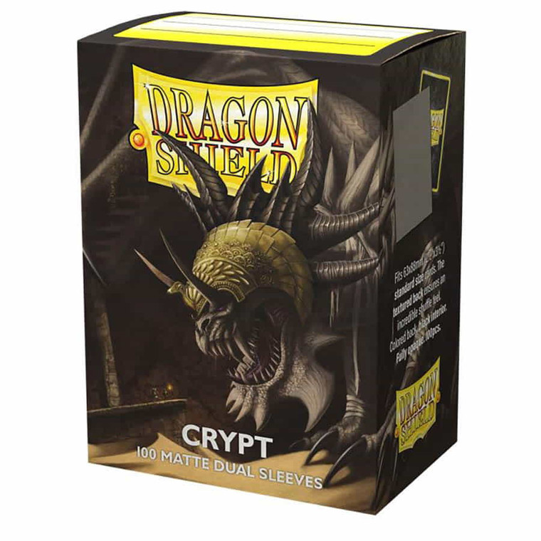 DUAL SLEEVES - MATTE Crypt (BOX OF 100) - Dragon Shield