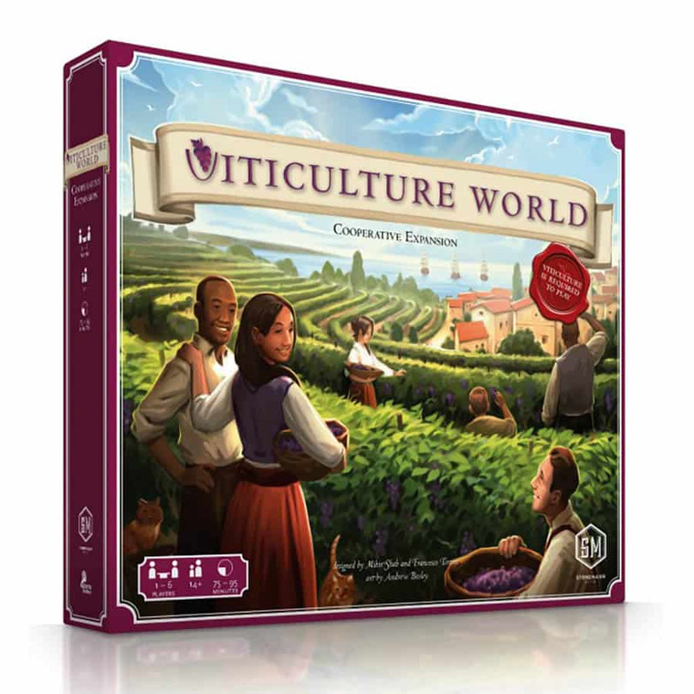 Viticulture World - Cooperative Expansion - Board Game