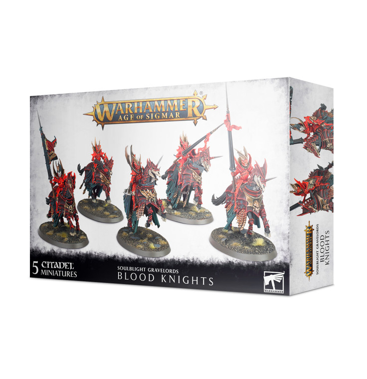 WARHAMMER - AGE OF SIGMAR - SOULBLIGHT GRAVELORDS - BLOOD KNIGHTS - GAMES WORKSHOP