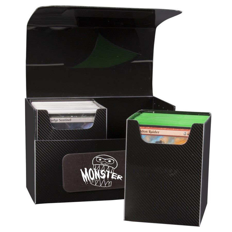 XL DOUBLE DECK BOX - BLACK - MONSTER