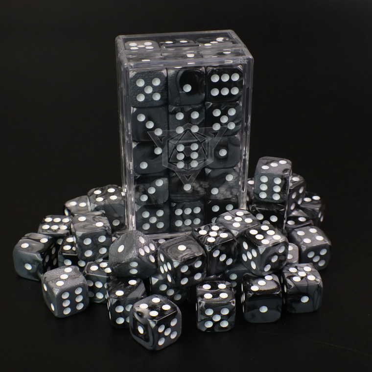 Vanguard d6 Pack - Nocturne and Steel - Die Hard Dice