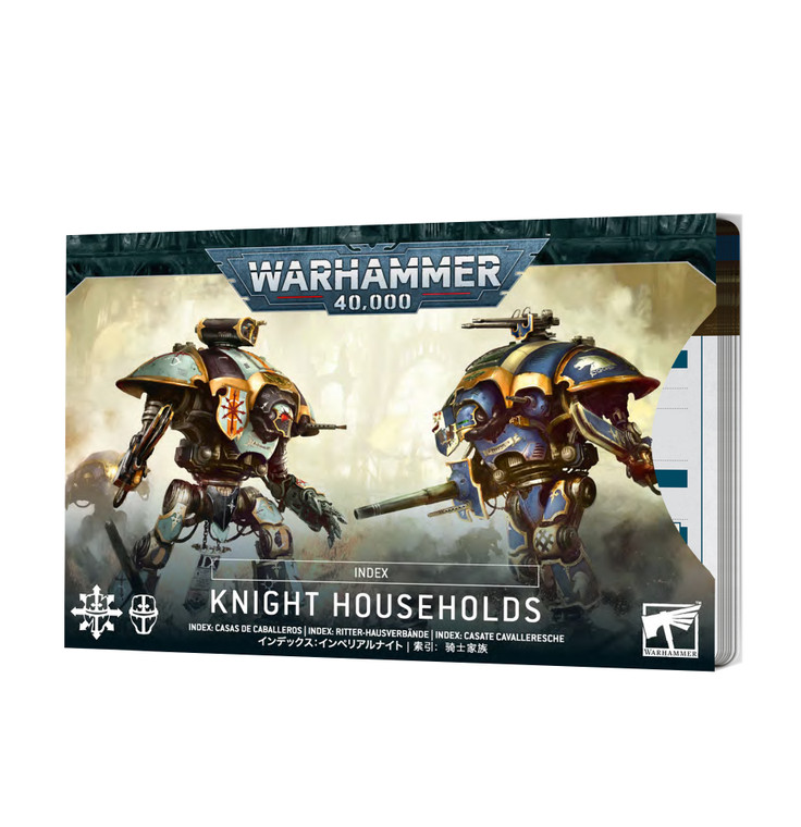 INDEX CARDS: KNIGHT HOUSEHOLDS - WARHAMMER