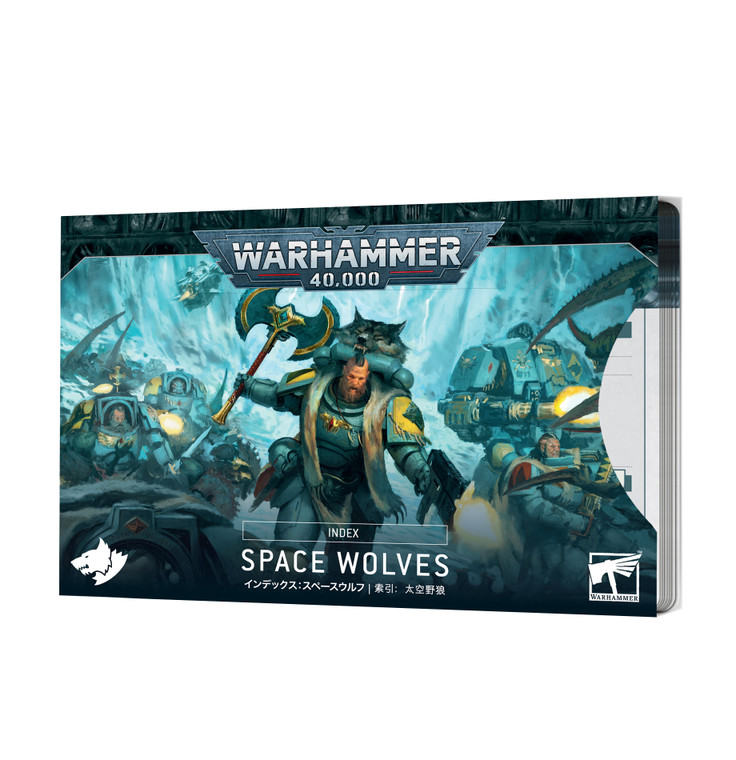 INDEX CARDS: SPACE WOLVES - WARHAMMER