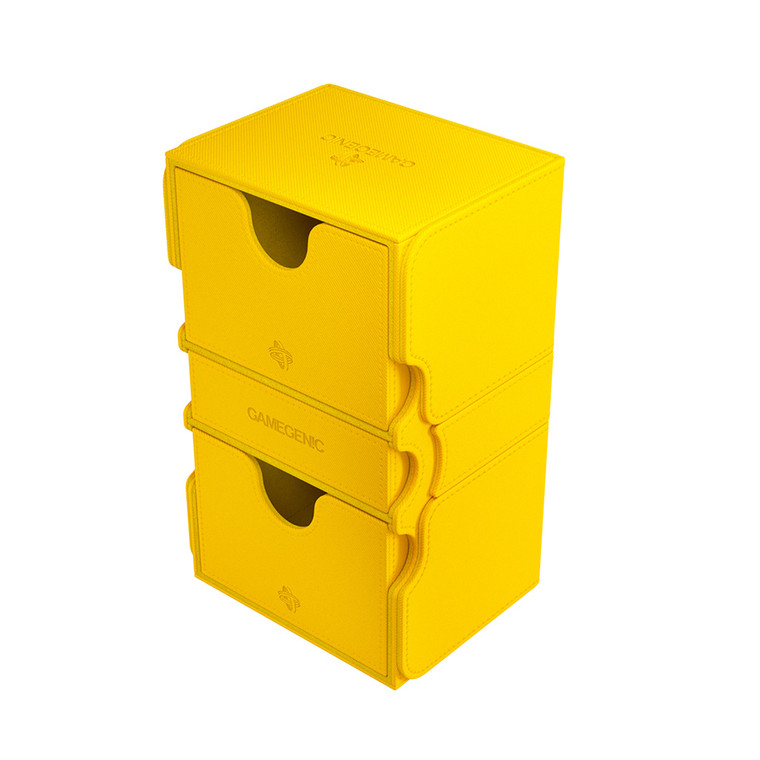 Yellow Stronghold 200+ XL - Deck Box - Gamegenic