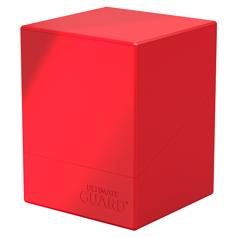 Boulder 100+ Solid Deck Box - Red - Ultimate Guard