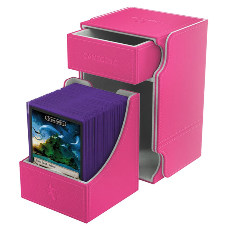 Pink WatchTower XL 100+ Convertible Deck Box - GameGenic