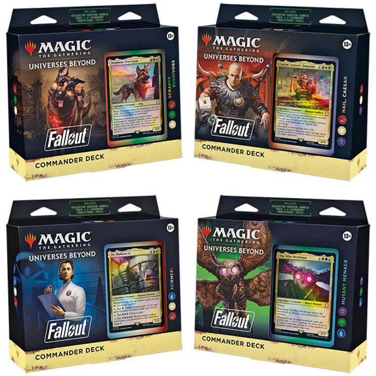 Fallout - Commander Decks (display of 4) - Magic the Gathering