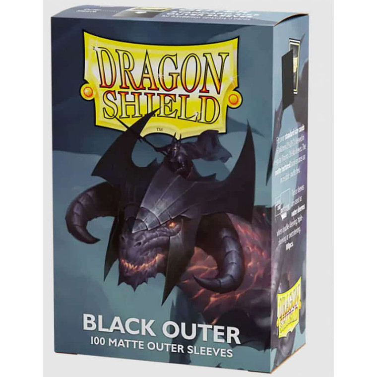 Black Outer Matte Sleeves - Dragon Shield