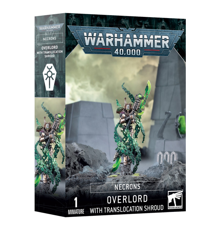 NECRONS - OVERLORD WITH TRANSLOCATION SHROUD - WARHAMMER 40K - GAMES WORKSHOP