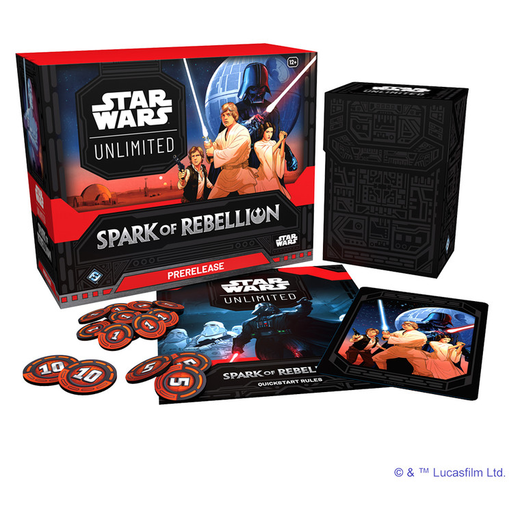 STAR WARS - UNLIMITED - SPARK OF REBELLION - PRERELEASE BOX