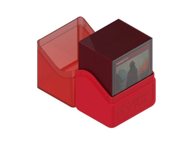 Heavy Play - RFG Deck Box 80 Double Sleeved - Shaman Red