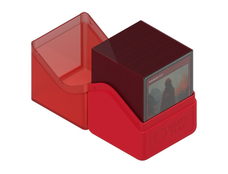 Heavy Play - RFG Deck Box 100 Double Sleeved - Shaman Red