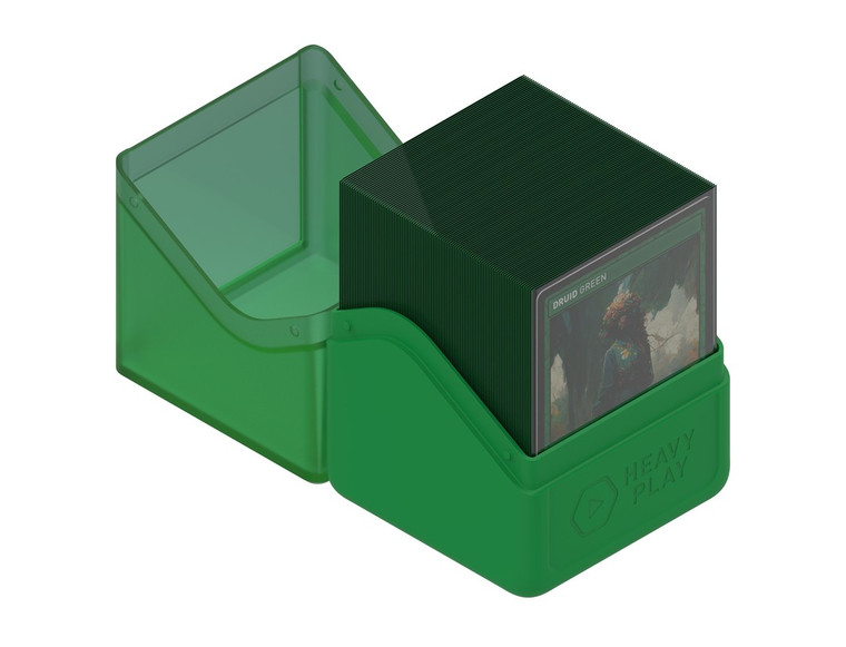 Heavy Play - RFG Deck Box 100 Double Sleeved - Druid Green