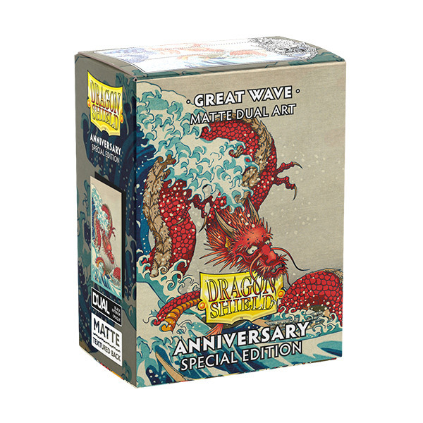 Standard DUAL - Matte 'Great Wave' Art (100 ct.) - Dragon Shield