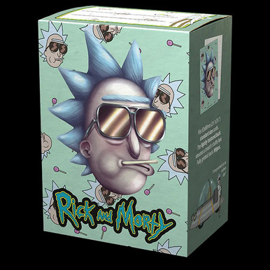 rick and morty card sleeves Dragon Shield - Limited Edition Brushed Art: Cool - 100 CT Art Sleeves - Smooth & Tough come on DRAGON SHIELD RICK AND MORTY