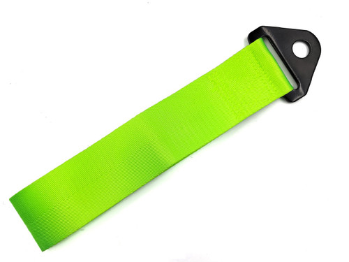 Tuner Image Tow Strap Front or Rear - Neon Yellow