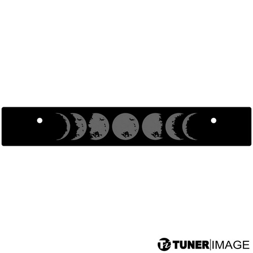Tuner Image "MOON PHASES" Vanity License Plate Delete