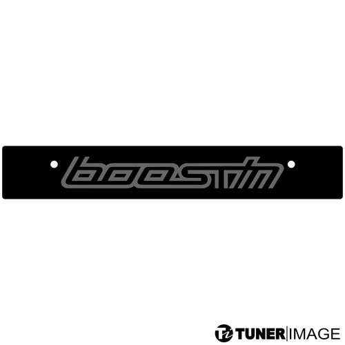 Tuner Image "BOOSTIN" v2 Vanity License Plate Delete