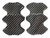 Tuner Image | 4pcs - Door Handle Bowl Cover Anti Scratch - Real Carbon Fiber 
