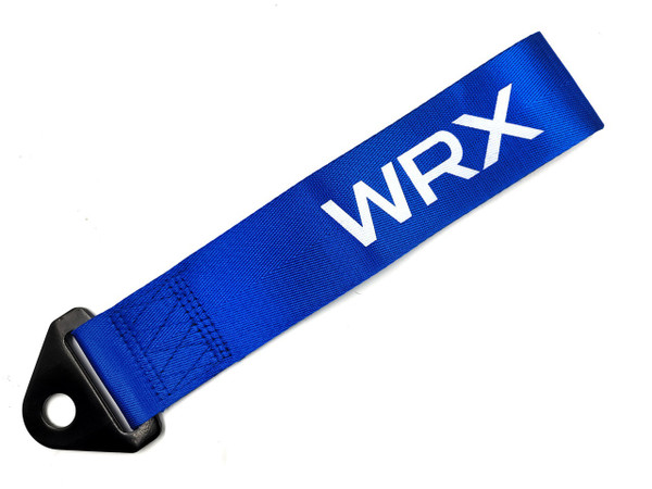 Tuner Image Tow Strap Front or Rear - Blue/White WRX