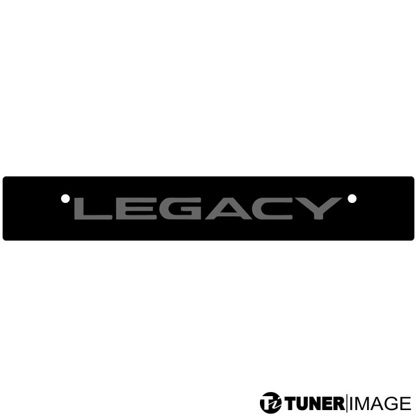 Tuner Image "LEGACY" Vanity License Plate Delete