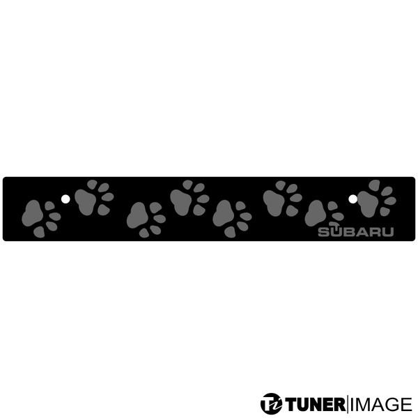 Tuner Image "PET PAWS & SUBARU" Vanity License Plate Delete