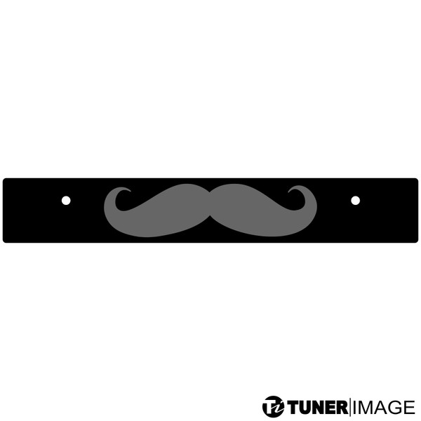 Tuner Image "MUSTACHE" Vanity License Plate Delete